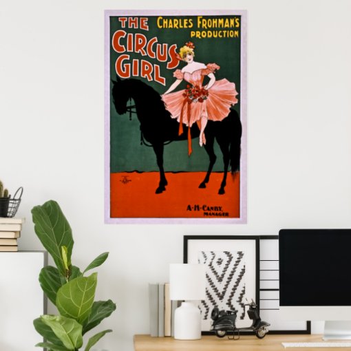 The Circus Girl Poster | Zazzle