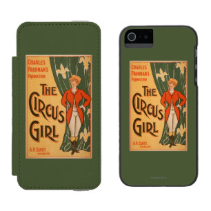 The Circus Girl Theatrical Poster #1 Wallet Case For iPhone SE/5/5s
