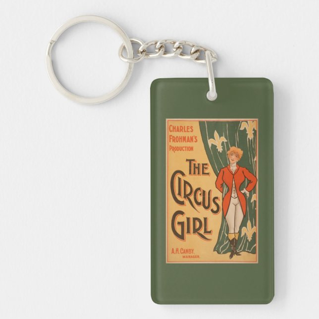 The Circus Girl Theatrical Poster #1 Keychain (Front)