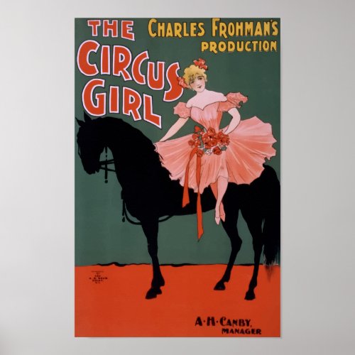 The Circus Girl Vintage Poster