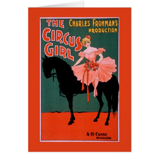 The Circus Girl - Woman on Horse Theatrical (Front)