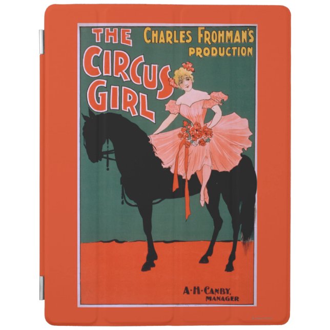 The Circus Girl - Woman on Horse Theatrical iPad Smart Cover (Front)