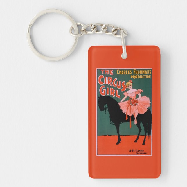 The Circus Girl - Woman on Horse Theatrical Keychain (Front)