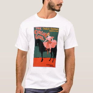 The Circus Girl - Woman on Horse Theatrical T-Shirt