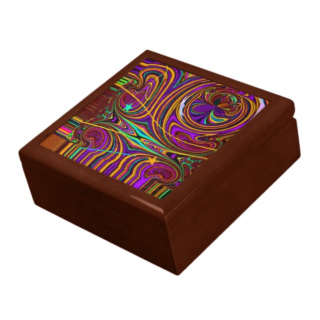 "The Circus has Arrived" Large Tile Gift Box (Side)