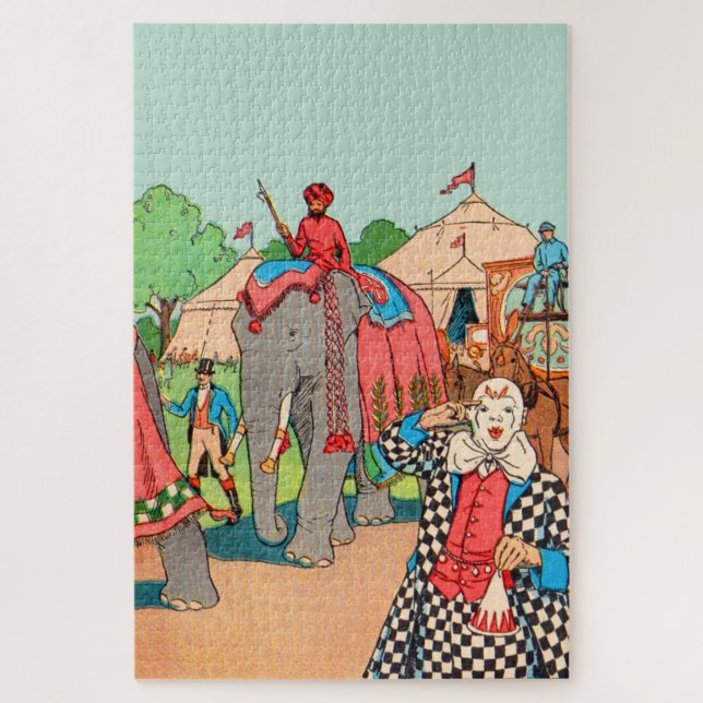 The circus is coming to town jigsaw puzzle (Vertical)