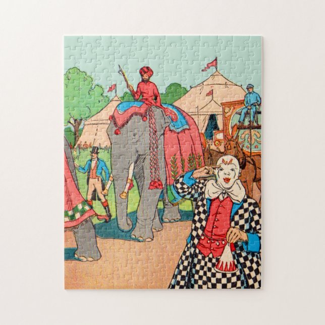 The circus is coming to town jigsaw puzzle (Vertical)