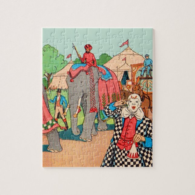 The circus is coming to town jigsaw puzzle (Vertical)