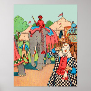 The circus is coming to town poster