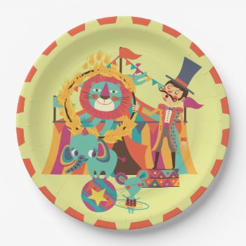 The Circus Is In Town Birthday Paper Plates by kids_birthdays at Zazzle