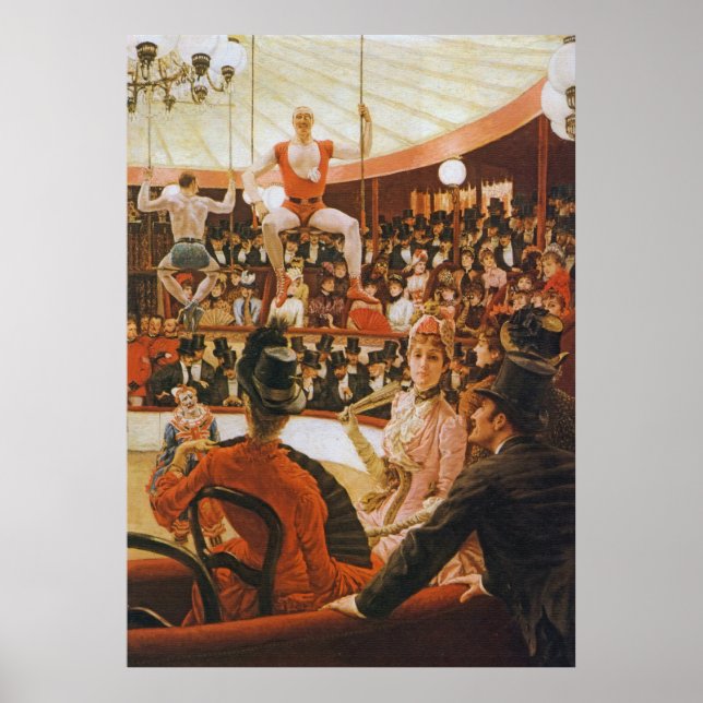The Circus Lover, by James Tissot Poster (Front)