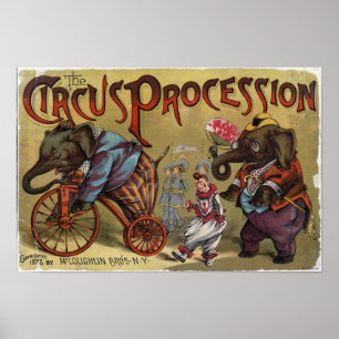 The Circus Procession Poster