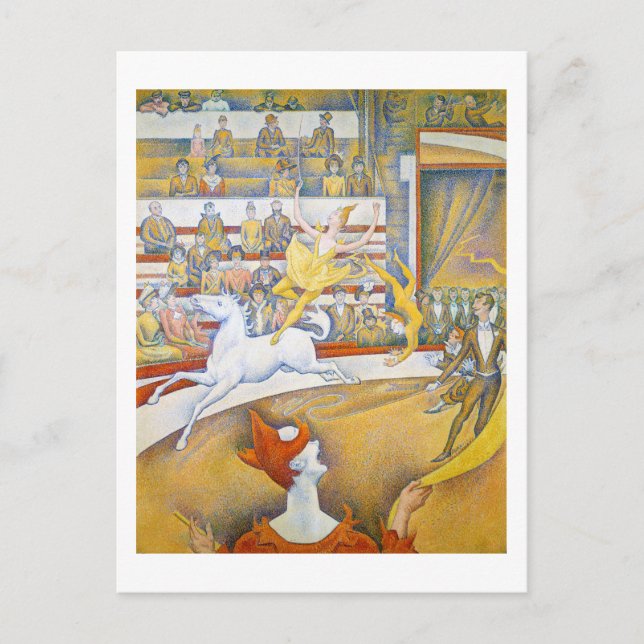 The Circus, Seurat Postcard (Front)