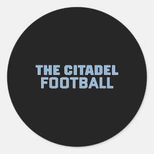 The Citadel Bulldogs Football Apparel Fans Classic Round Sticker