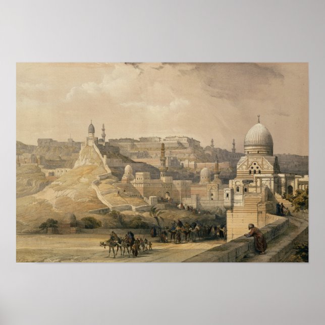 The Citadel of Cairo, from "Egypt and Nubia" Poster (Front)