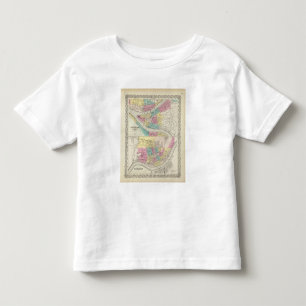 The Cities Of Pittsburgh Allegheny Cincinnati Toddler T-shirt