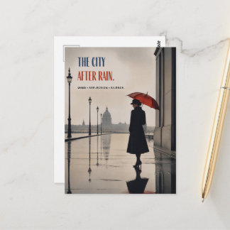 THE CITY AFTER RAIN POSTCARD