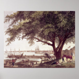 The City and Port of Philadelphia, from Poster