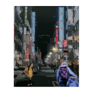 The City at Night Acrylic Print