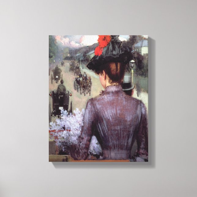 The City Atlas Canvas Print (Front)