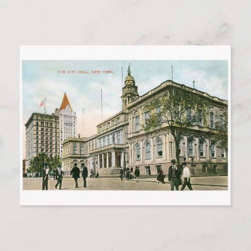 The City Hall New York Postcard