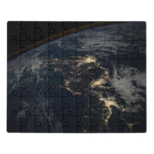 The City Lights Of Japan At Night Jigsaw Puzzle
