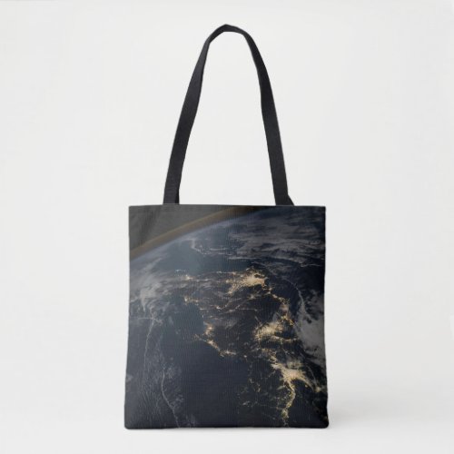 The City Lights Of Japan At Night Tote Bag