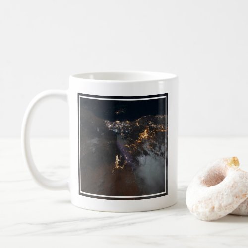 The City Lights Of Jazan And Its Suburbs Coffee Mug