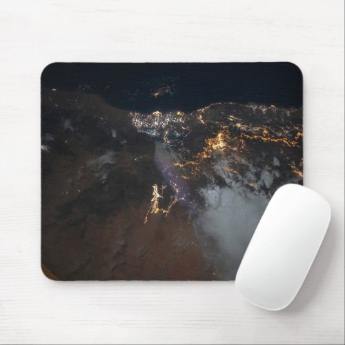 The City Lights Of Jazan And Its Suburbs Mouse Pad
