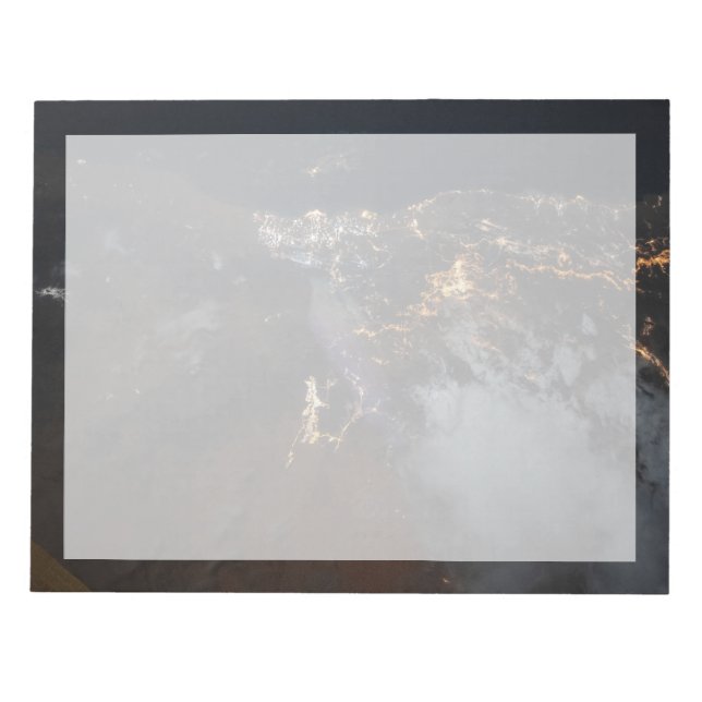 The City Lights Of Jazan And Its Suburbs Notepad (Front)