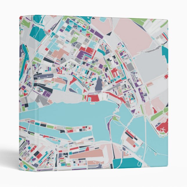 The City of Amsterdam 3 Ring Binder (Front/Spine)