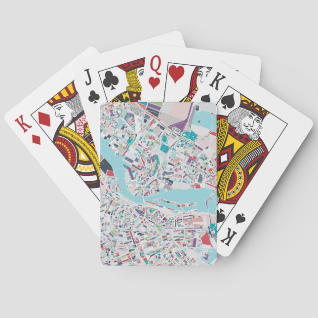 The City of Amsterdam Poker Cards (Back)