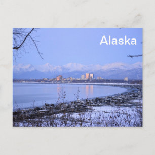 The city of Anchorage, Alaska Postcard