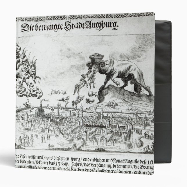 The City of Augsburg forced to accept Catholic Binder (Front/Inside)