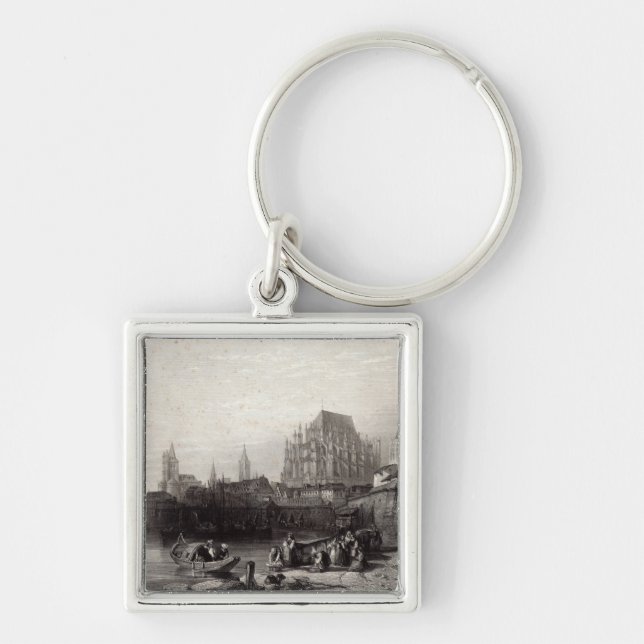 The City of Cologne, engraved by M.J. Sterling Keychain (Front)