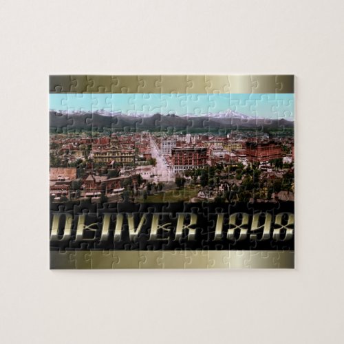 The City of Denver 1898 Jigsaw Puzzle