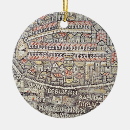 The City of Jerusalem and the surrounding area Ceramic Ornament