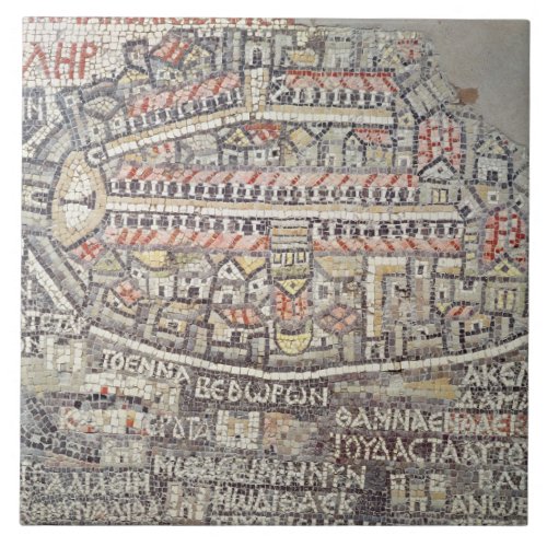 The City of Jerusalem and the surrounding area Ceramic Tile