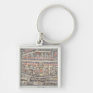 The City of Jerusalem and the surrounding area Keychain