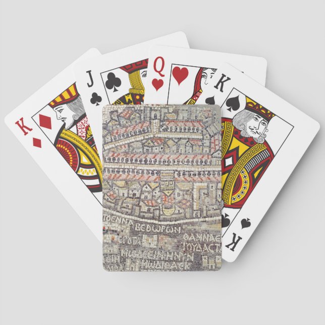 The City of Jerusalem and the surrounding area Poker Cards (Back)