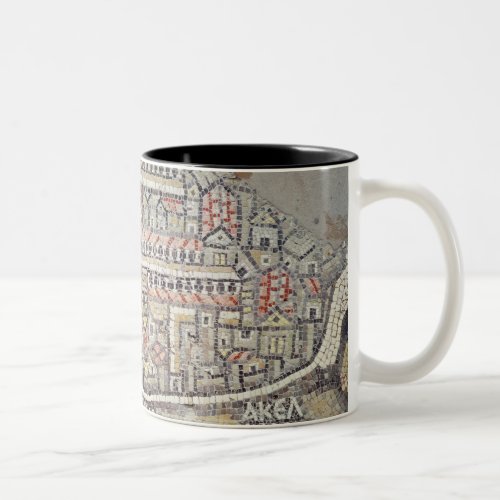 The City of Jerusalem and the surrounding area Two_Tone Coffee Mug