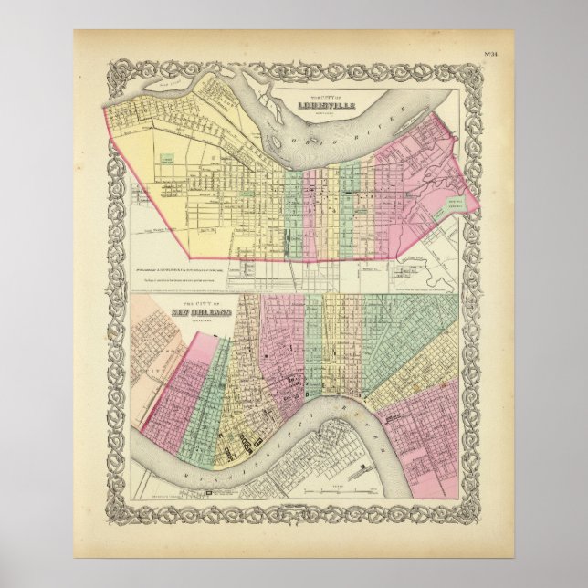 The City Of Louisville Kentucky Poster (Front)