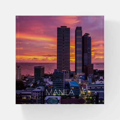 The City of Manila The Philippines ID606 Paperweight