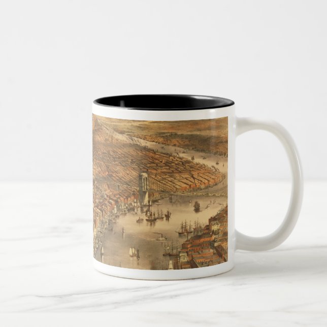 The City of New York, 18 Two-Tone Coffee Mug (Right)