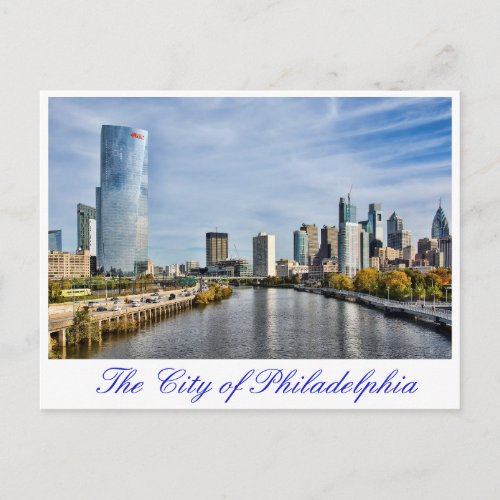 The city of Philadelphia Postcard