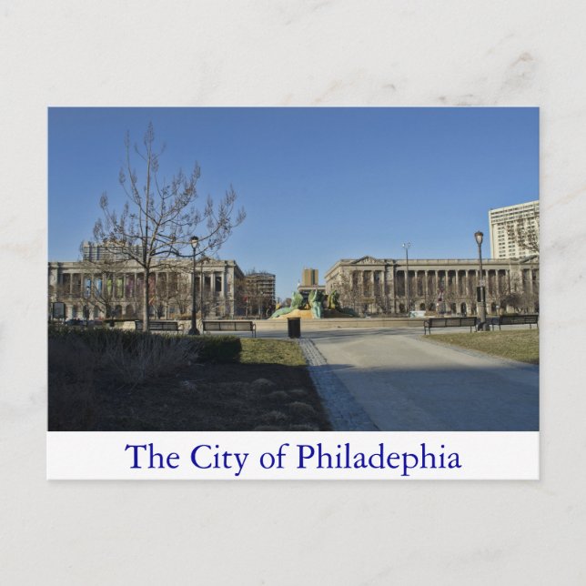 The City of Philadelphia Postcard (Front)