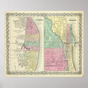 The City Of St Louis Missouri Poster