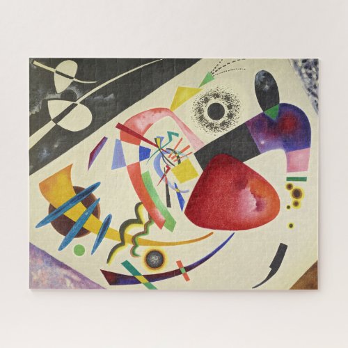 The City Red Spot II by Wassily Kandinsky Jigsaw Puzzle