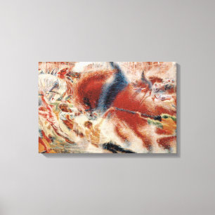 The City Rises (by Umberto Boccioni) Canvas Print