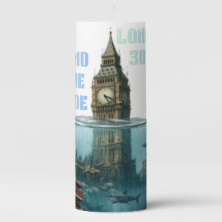 The City that time forgot Pillar Candle